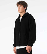 Canvas Unisex Heavy Full Zip Hoodie | Black thumbnail 5
