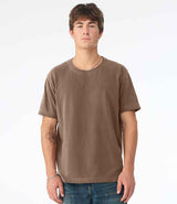 Canvas Unisex Heavyweight Washed T-Shirt | Washed Cocoa thumbnail 1