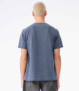 Canvas Unisex Heavyweight Washed T-Shirt | Washed Navy thumbnail 3