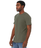 Canvas Unisex Heather CVC T-Shirt | Heather Military Green thumbnail 3
