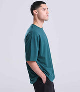 Ecologie Arrow Recycled Heavy Oversize T-Shirt | Green thumbnail 3