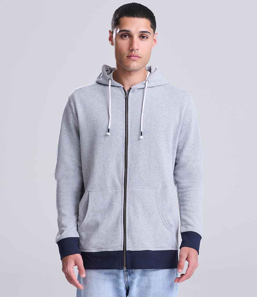 Ecologie Unisex Okavango Sustainable Zoodie | Heather Grey/Navy