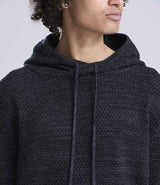 Ecologie Unisex Iguazu Sustainable Knitted Hoodie | Charcoal/Black thumbnail 4