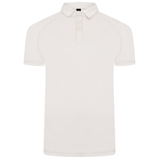 Eco Tech Cricket Shirt Short Sleeve - Ivory - XLY