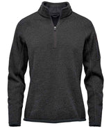 Stormtech Ladies Avalante 1/4 Zip Fleece | Black Heather thumbnail 1