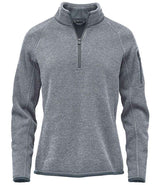 Stormtech Ladies Avalante 1/4 Zip Fleece | Granite Heather thumbnail 1