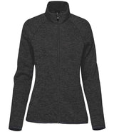 Stormtech Ladies Yosemite Full Zip Fleece Jacket | Black Heather thumbnail 2