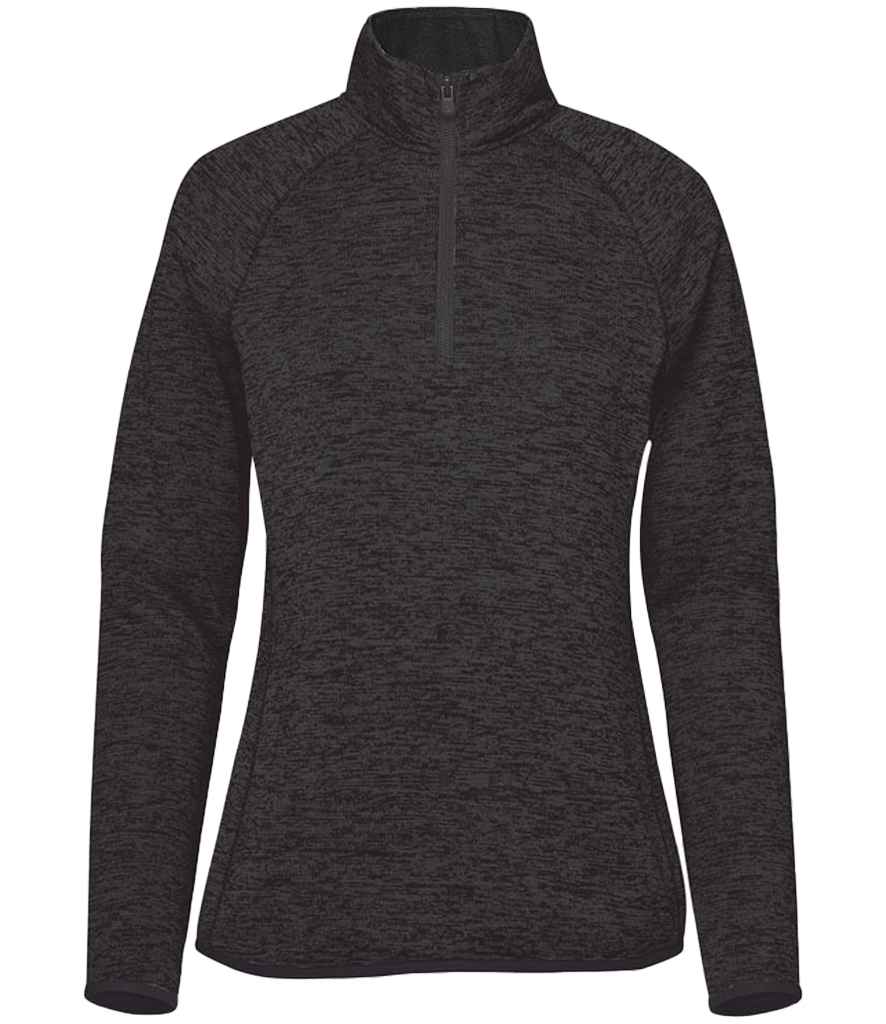 Stormtech Ladies Yosemite 1/2 Zip Pullover | Black Heather