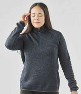 Stormtech Ladies Yosemite 1/2 Zip Pullover | Navy Heather thumbnail 1