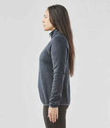 Stormtech Ladies Yosemite 1/2 Zip Pullover | Navy Heather thumbnail 3