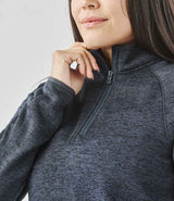 Stormtech Ladies Yosemite 1/2 Zip Pullover | Navy Heather thumbnail 5
