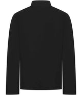 Front Row Premium Piqué 1/4 Zip Top | Black thumbnail 2