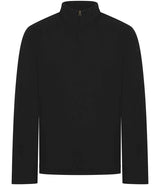 Front Row Premium Piqué 1/4 Zip Top | Black thumbnail 1