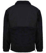 Front Row Recycled Sherpa Fleece Jacket | Black thumbnail 2