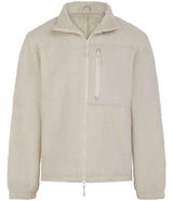 Front Row Recycled Sherpa Fleece Jacket | Natural thumbnail 1