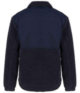 Front Row Recycled Sherpa Fleece Jacket | Navy thumbnail 5