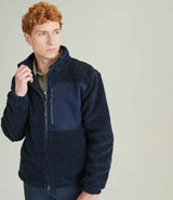 Front Row Recycled Sherpa Fleece Jacket | Navy thumbnail 2