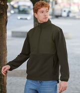 Front Row 1/2 Zip Micro Fleece | Dark Olive thumbnail 3