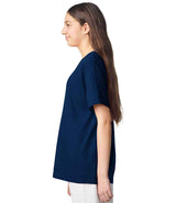 Gildan Kids Light Cotton T-Shirt | Navy thumbnail 3