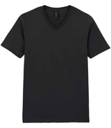 Gildan SoftStyle® V Neck T-Shirt | Black thumbnail 4