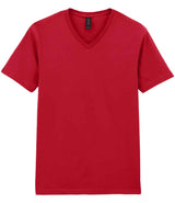 Gildan SoftStyle® V Neck T-Shirt | Cherry Red thumbnail 4