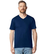 Gildan SoftStyle® V Neck T-Shirt | Navy thumbnail 1