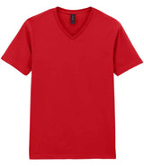 Gildan SoftStyle® V Neck T-Shirt | Red thumbnail 3