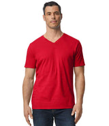 Gildan SoftStyle® V Neck T-Shirt | Red thumbnail 1