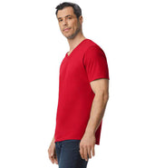 Gildan SoftStyle® V Neck T-Shirt | Red thumbnail 2