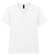 Gildan SoftStyle® V Neck T-Shirt | White thumbnail 3