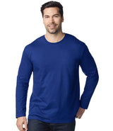 Gildan SoftStyle® Long Sleeve T-Shirt | Fan Deep Royal thumbnail 1