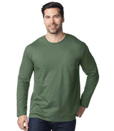 Gildan SoftStyle® Long Sleeve T-Shirt | Military Green thumbnail 1