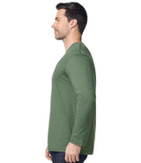 Gildan SoftStyle® Long Sleeve T-Shirt | Military Green thumbnail 3