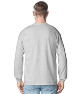 Gildan Ultra Cotton™ Long Sleeve T-Shirt | Ash thumbnail 2