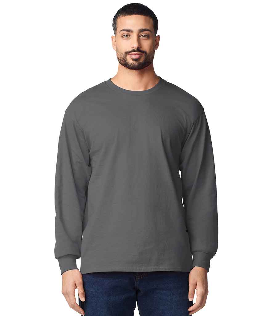 Gildan Ultra Cotton™ Long Sleeve T-Shirt | Charcoal