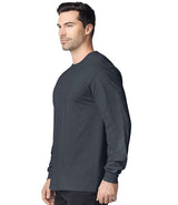 Gildan Ultra Cotton™ Long Sleeve T-Shirt | Dark Heather thumbnail 3