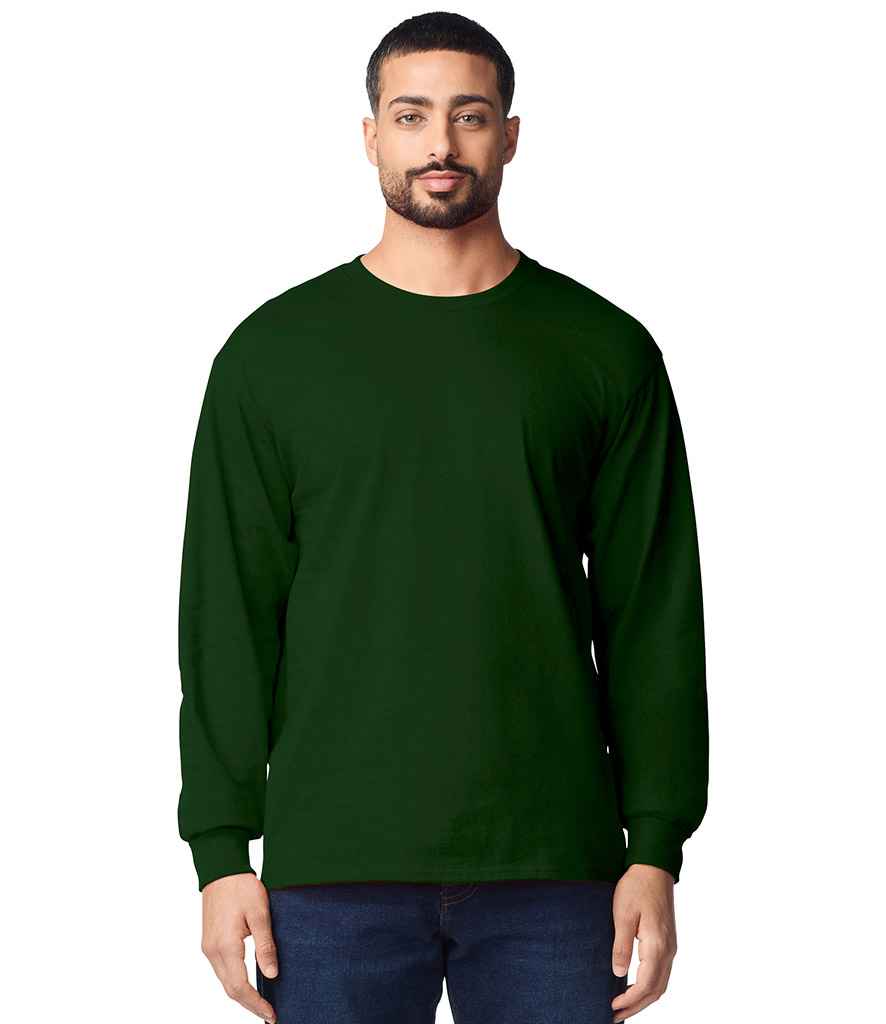 Gildan Ultra Cotton™ Long Sleeve T-Shirt | Forest Green