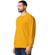 Gildan Ultra Cotton™ Long Sleeve T-Shirt | Gold thumbnail 3