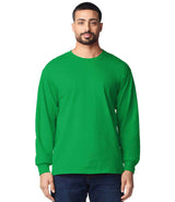 Gildan Ultra Cotton™ Long Sleeve T-Shirt | Irish Green thumbnail 1