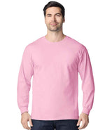 Gildan Ultra Cotton™ Long Sleeve T-Shirt | Light Pink thumbnail 1