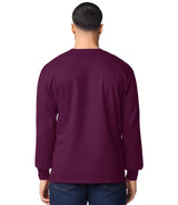 Gildan Ultra Cotton™ Long Sleeve T-Shirt | Maroon thumbnail 2