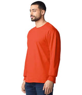 Gildan Ultra Cotton™ Long Sleeve T-Shirt | Orange thumbnail 3