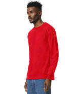 Gildan Ultra Cotton™ Long Sleeve T-Shirt | Red thumbnail 3