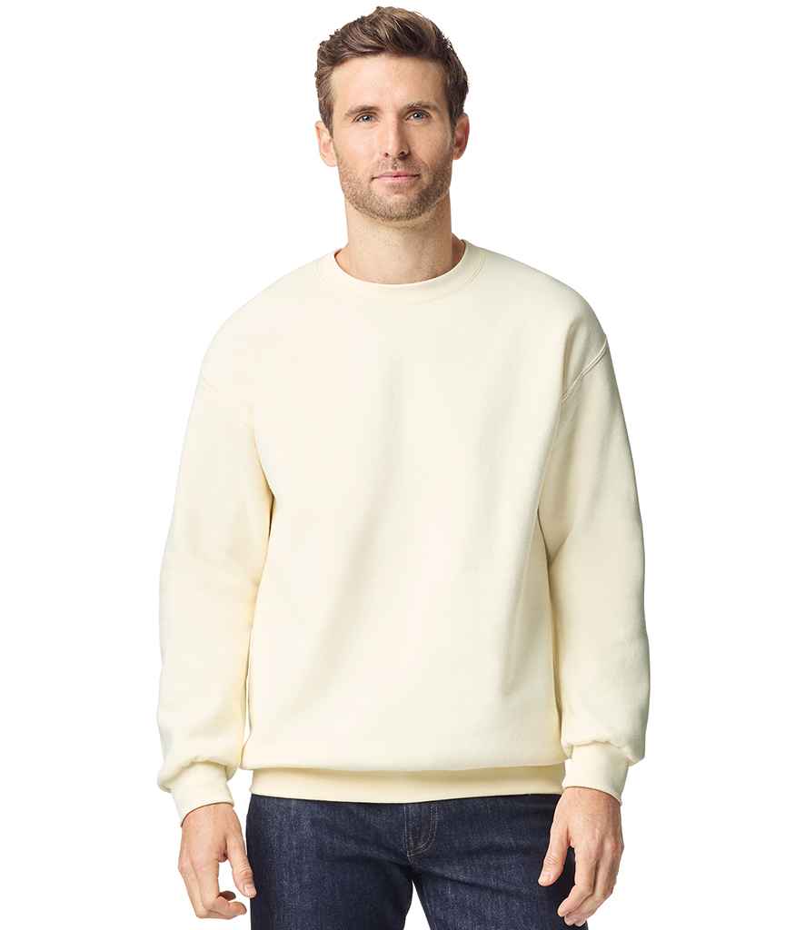 Gildan Hammer Maxweight Crew Sweatshirt | Off White