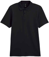 Gildan SoftStyle® Double Piqué Polo Shirt | Black thumbnail 4