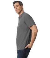Gildan SoftStyle® Double Piqué Polo Shirt | Charcoal thumbnail 3
