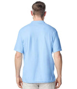 Gildan SoftStyle® Double Piqué Polo Shirt | Light Blue thumbnail 2