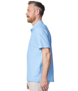 Gildan SoftStyle® Double Piqué Polo Shirt | Light Blue thumbnail 3
