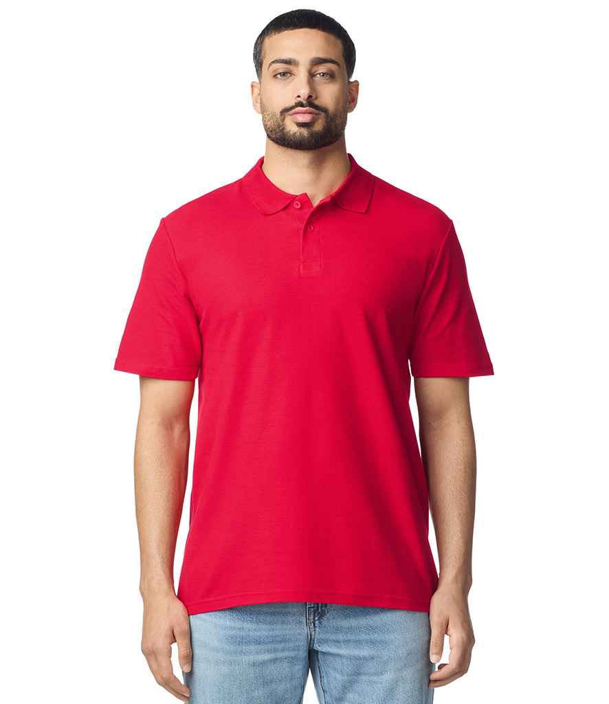 Gildan SoftStyle® Double Piqué Polo Shirt | Red