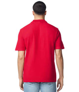 Gildan SoftStyle® Double Piqué Polo Shirt | Red thumbnail 2